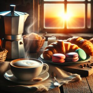 french-breakfast-cafe-au-lait-charm